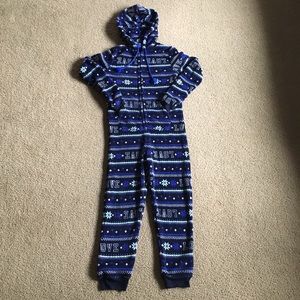 Adult one piece (onesie) pajama suit